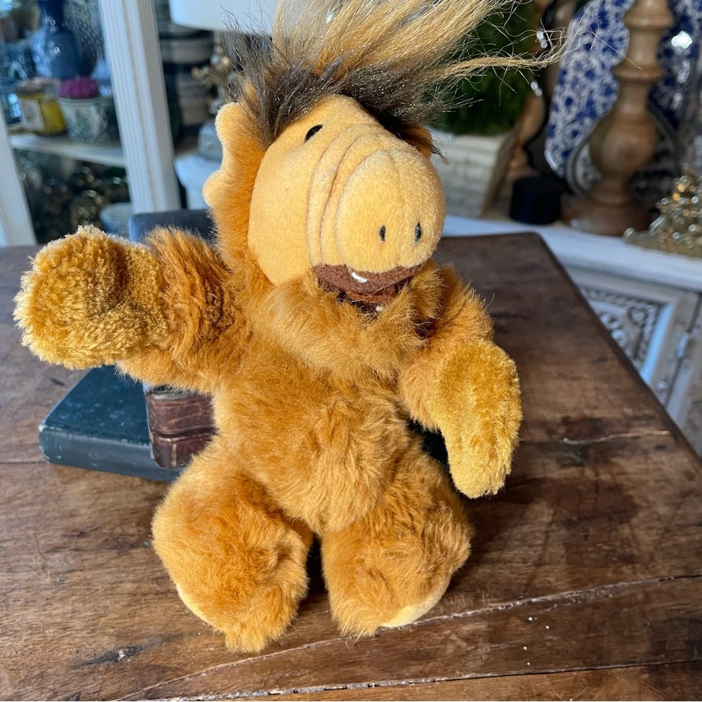 Vintage Original Alf Plush Puppet 1987 Alien Productions 8” stuffed animal